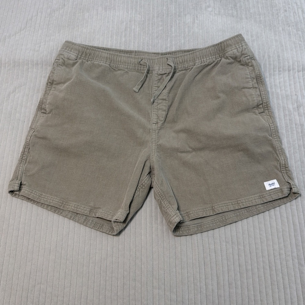 Katin Cord Local Chino Drawstring Cotton Surf Casual Short XXL beige Corduroy